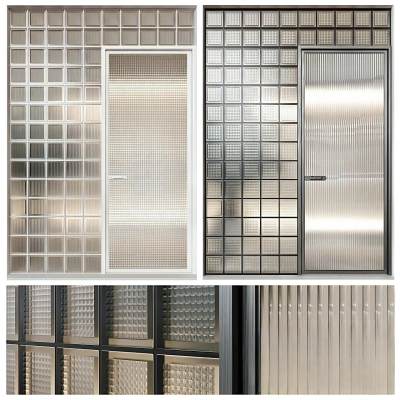 现代玻璃门组合 卧室门 移门